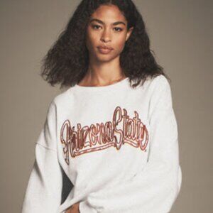 The Wild Collective x Anthropologie Arizona State Cotton Crewneck sweatshirt M